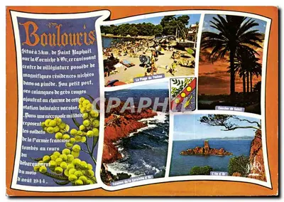 Boulouris — estación balnearia en la Corniche d'Or — editorial MAR
