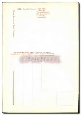 De schubkarren — Camille Pissarro (1831-1903) — Éditions Nomis, Parijs — Achterkant