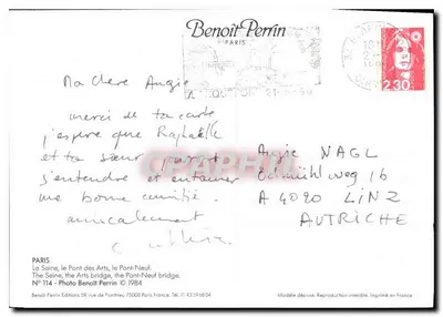 Parigi — Pont des Arts e Pont-Neuf — Benoit Perrin — Verso