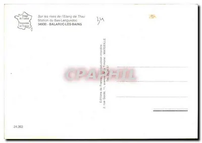 Balaruc-les-Bains — widok z lotu — Éditions de France, Marsylia — Rewers