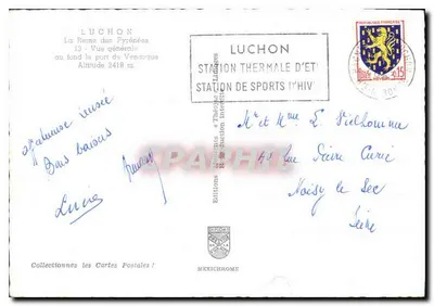 Luchon — Królowa Pireneusów — Wydawnictwo Mexichrome — Rewers
