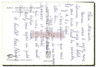 A Promenade dos Ingleses — Nice — editor IRIS — Verso