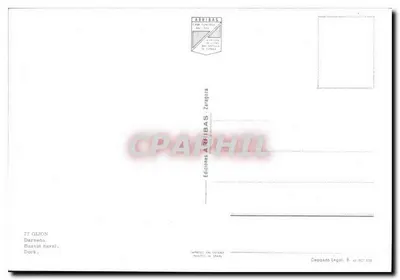 Gijón — O Estaleiro Naval — Edições ARIBAS, Zaraigoza — Verso