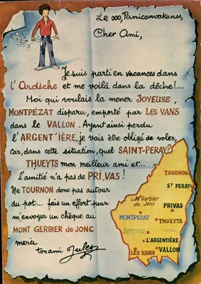 Férias na Ardèche — Montpezat, Thueyts, Saint-Peray — Edições Combier / Mâcon