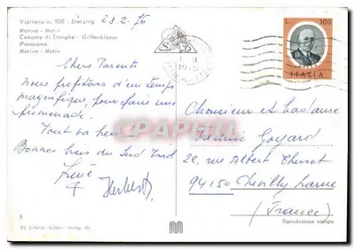 Vipiteno / Sterzing — panorama i zabytki — wyd. Sciliana - Schlem - Verlag - Bz — Rewers