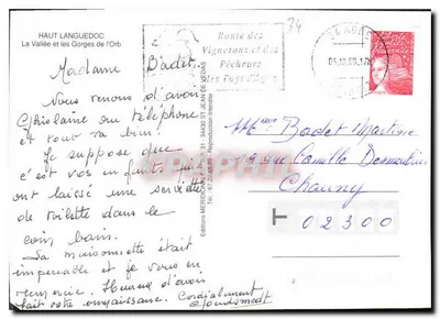 Vale do Orb — paisagens e castelo — Éditions des Pays Aigues — Verso