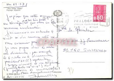 Paisaje alpino — Mont Blanc y masas circundantes — Editor Pissy — Reverso