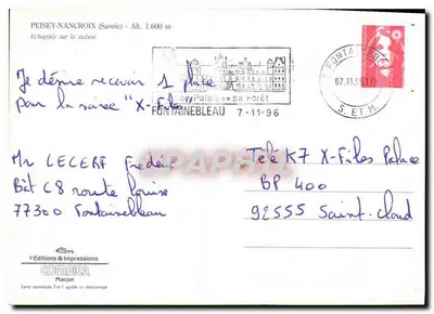 Peisey-Nancroix — Ski-Station — Éditions & Impressions Combier — Achterkant