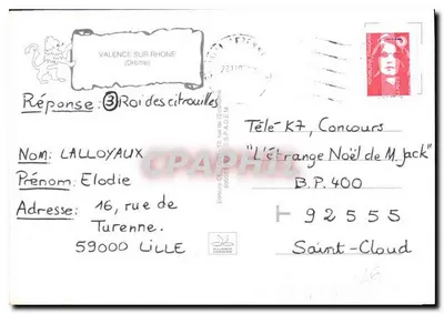 Witaj z VALENCE — Wydawca: Wydawcy C.E.B.A.M. — Numer seryjny: 23110 — Rewers
