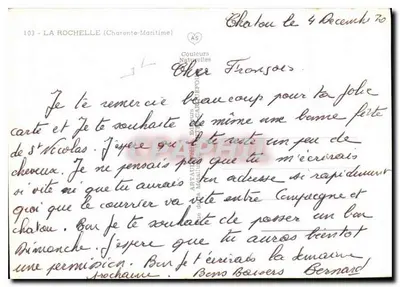 La Rochelle — Capitala do Aunis, Cardeal de Richelieu — Cores Naturais — Verso