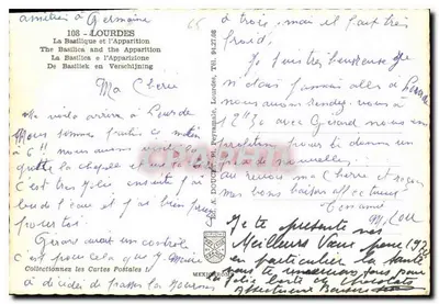 Lourdes — Aparecida da Nossa Senhora — Editora Lourdes — Verso