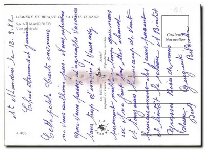 Saint Mandrier — Vista geral — Les Éditions Chromo — Verso