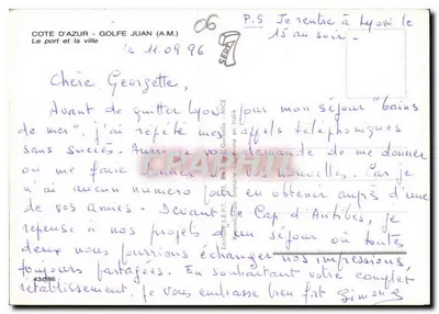 Golfe Juan — Wybrzeże Azury — Wydawnictwo S.E.P.T. - Nice — Rewers