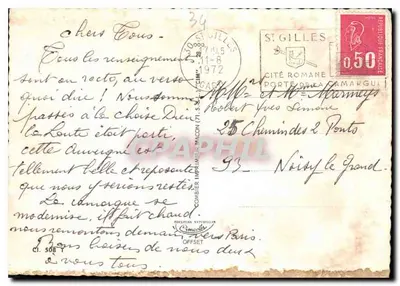 Palavas-les-Flots — Poste do Bom Tempo — Héroult — Verso