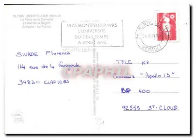 Montpellier — stolica Languedocu — Éditions Méridionales — Rewers