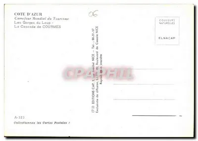 Die Gorges du Loup — Courmes Wasserfall — Éditions CAP — Rückseite
