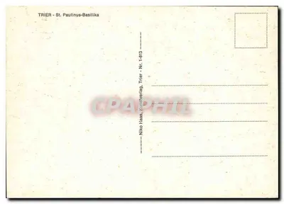 Trier - Basiliek van Sint-Paulinus - uitgever Niko Haas, Trier, serie-nummer 1-813 — Achterkant