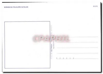Folclore catalão — Cenas do folclore catalão — n° 66.978 — Verso