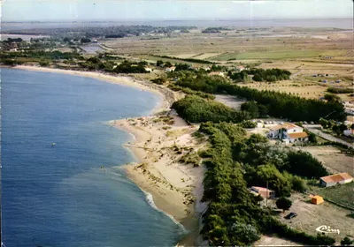 Les Portes-en-Ré — Vista aérea Perto da praia do Gros Jonc — Editor Céline