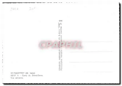 Saint-Théoffrey — Campo do Grand-Serre — C.I.M. (71 S.&L.) — Verso