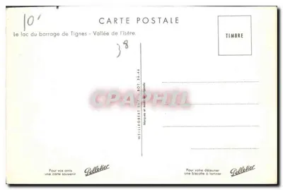 Lago do Barragem de Tignes — Vale da Isère — Palletier — Verso