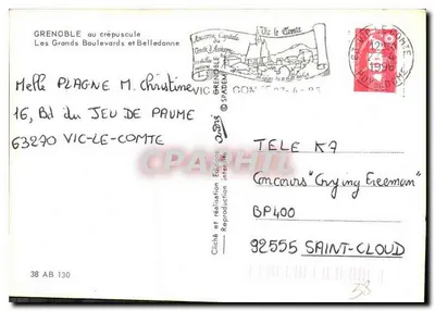 Grenoble w zachodnim świetle — Wielkie Aleje i Belledonne — Wydawnictwo SPADÈME — Rewers