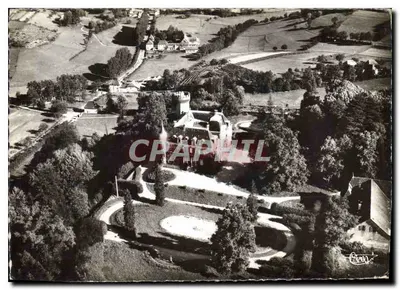Favergeres-de-la-Tour (Isère) — Vista aérea do castelo — Editor CIM*