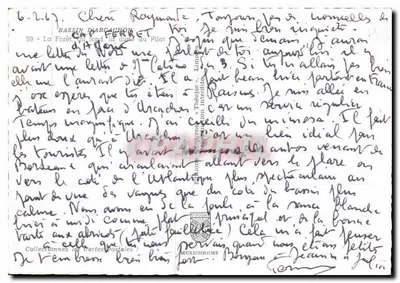 Basen Arcachon — widok wybrzeża Pilat — wydawca Mexichrome, n° 23 — Rewers