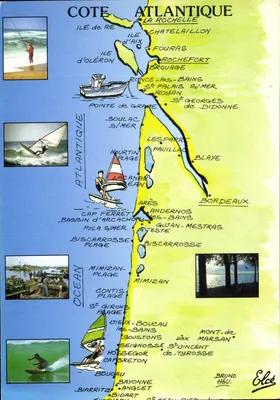 Costa Atlântica — La Rochelle a Bordeaux — Editora Elcé, N° 64
