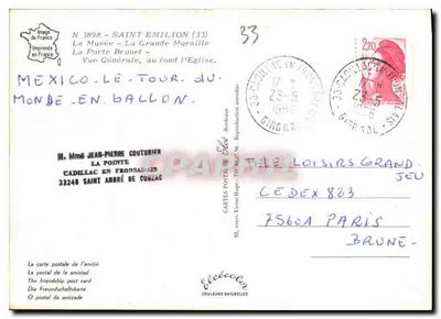 Saint-Émilion — vista geral — Editor Élé — Verso