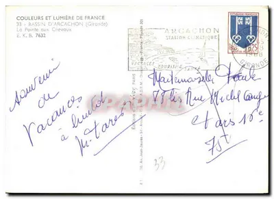 Bassin d'Arcachon — La Pointe aux Chevaux — Éditions Jean-Jaulas — Rewers