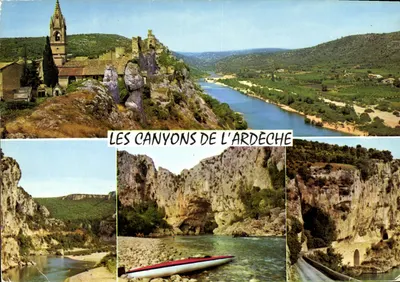 Os Canyons da Ardèche — Edição S.L. n°2279 — Edição Magenta, Lyon