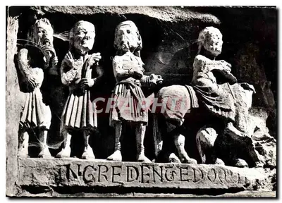 Os Anjos de Thines — A Igreja Romana, fragmento da entrada de Jerusalém — Edição Thines