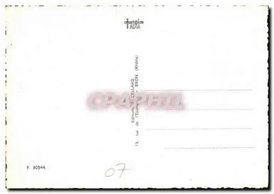 Castaños en Vivarais — Editor:(Cellard, Ródano) — Reverso