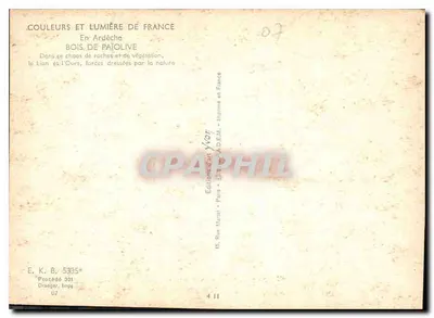 De Leeuw en de Beer — Ardèche — Uitgaven Murel — Achterkant