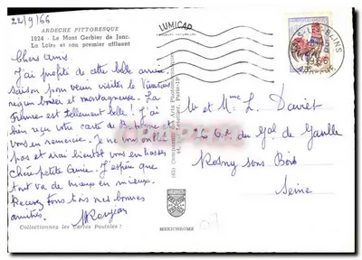 Pittoreska Ardecha — Mont Gerbier de Jonc i Loira — LUMICAP — Rewers