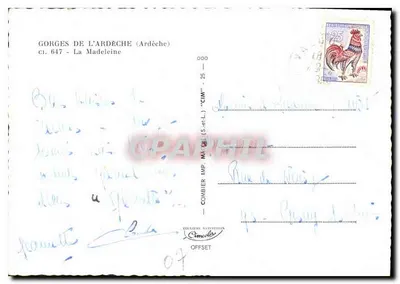 Góry Ardeche — La Madeleine — CIM (S.e.L.) — Rewers