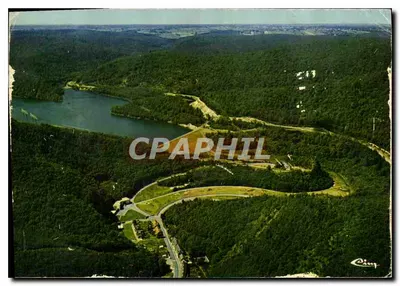 Revin (Ardennes) — Vista aérea do dique — Combier Impressor Macon