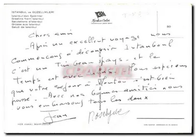 Istambul — monumentos e paisagens — Keskin Color, n° 80 — Verso