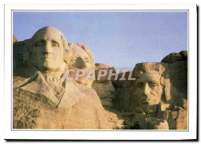 Mount Rushmore — As cabeças de quatro presidentes — USA XXV-A2