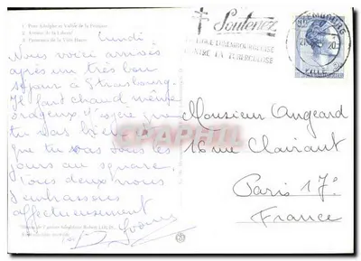 Luxemburgo — Ponte Adolphe, Avenida da Liberdade, Panorama da Cidade Alta — R. Louis — Verso