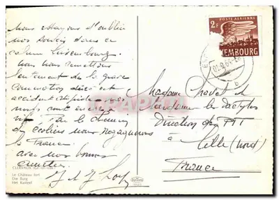 Castelo forte de Clervaux — Luxemburgo — n° de série 70127 — Verso