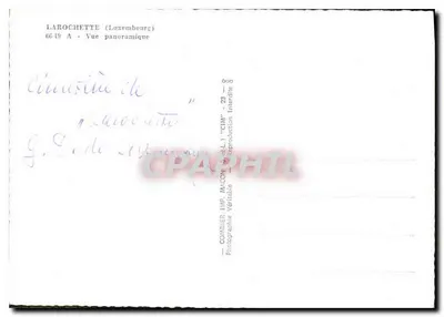 Larochette (Luxemburgo) — Vista panorâmica — Comelier (Imp. Maccon) — Verso
