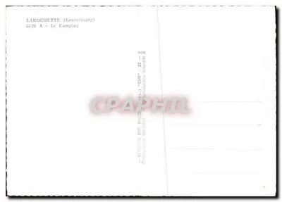 Larocheette (Luxemburgo) — O Camping — Editor Comier — Verso