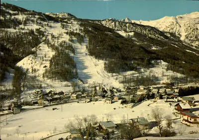 Serre Chevalier - Chantemerle (Hautes-Alpes) — Vista geral - As Pistas — Edições Cellard Bron