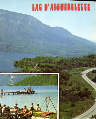Lago d'Aiguebelette — vista panorâmica e lazer — Éditions Cellard, Série S. 17441