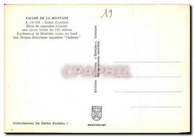 Vale da Montane — Gimmel (Corrèze) — Edições Mexichrome, série 19/106 — Verso