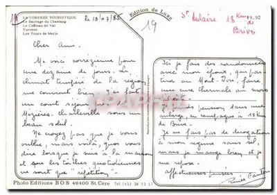 Eu passeio na Corrèze — Edição de Luxo, n°19 — Verso