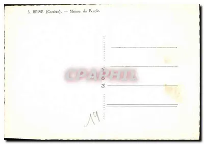 Brive (Corrèze) — Dom Ludu — Wyd. CH.W. — Rewers