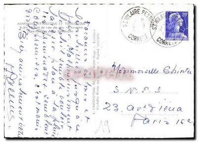 Góry Dordogne — Widok z miejsca Nazaire — Wydawca Elcée — Rewers